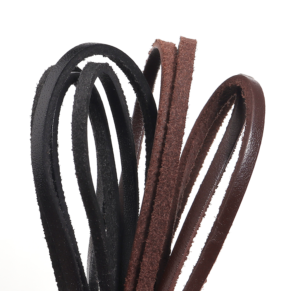 5yards 3mm Genuine Cow Leather - Braided Line のレビューと価格