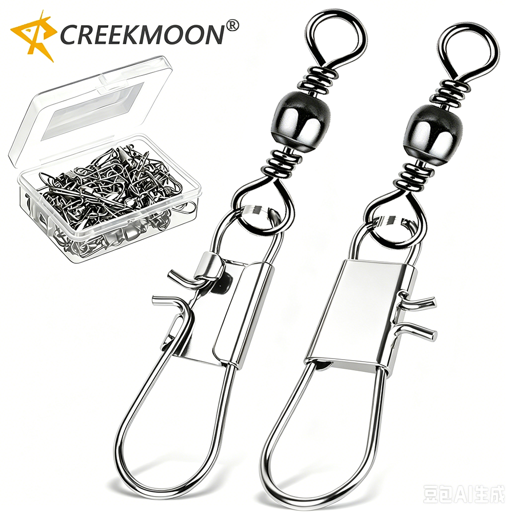 50Pc/box Stainless Steel Swive - Fishing Line Box のレビューと価格