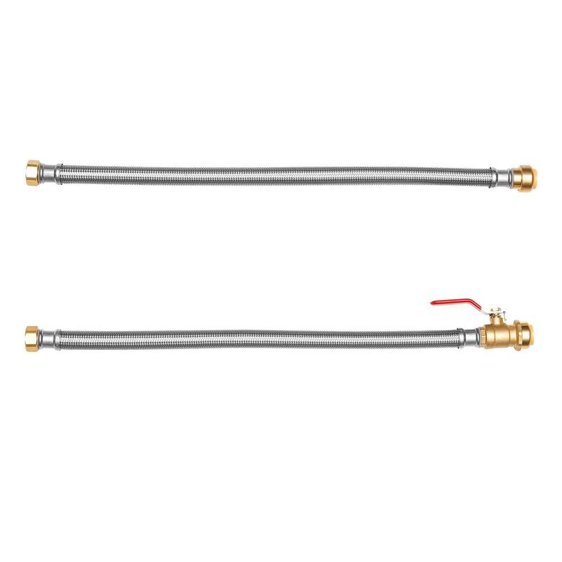 Water Heater Kit, Push-Fit Val - Braided Line のレビューと価格