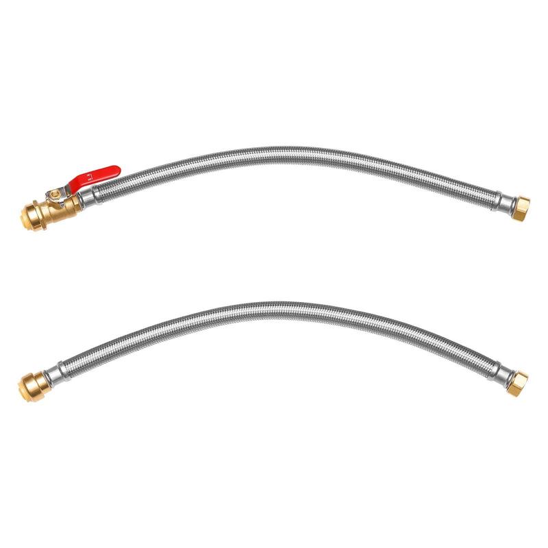 Water Heater Kit, Push-Fit Val - Braided Line のレビューと価格