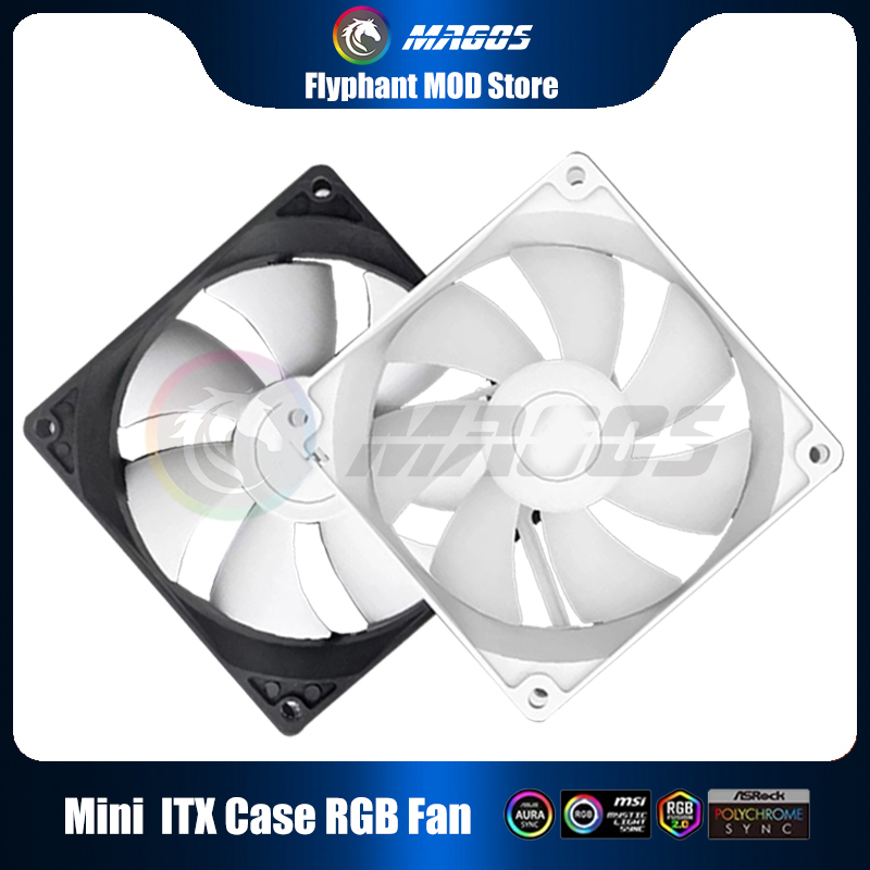 Mini ITX Case ARGB Fan 8cm 9cm - Fly Line のレビューと価格