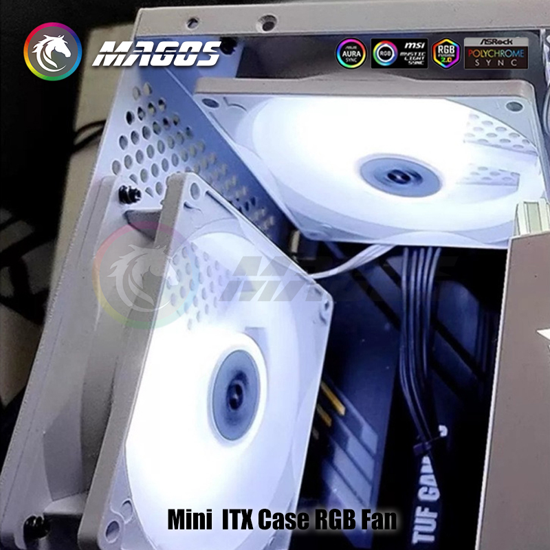 Mini ITX Case ARGB Fan 8cm 9cm - Fly Line のレビューと価格