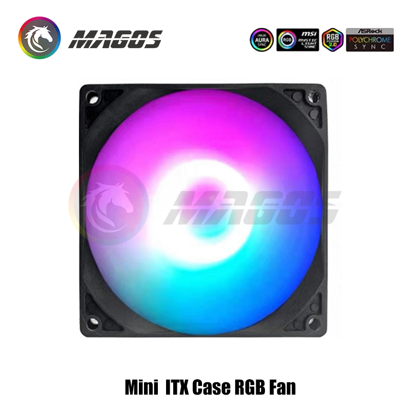 Mini ITX Case ARGB Fan 8cm 9cm - Fly Line のレビューと価格