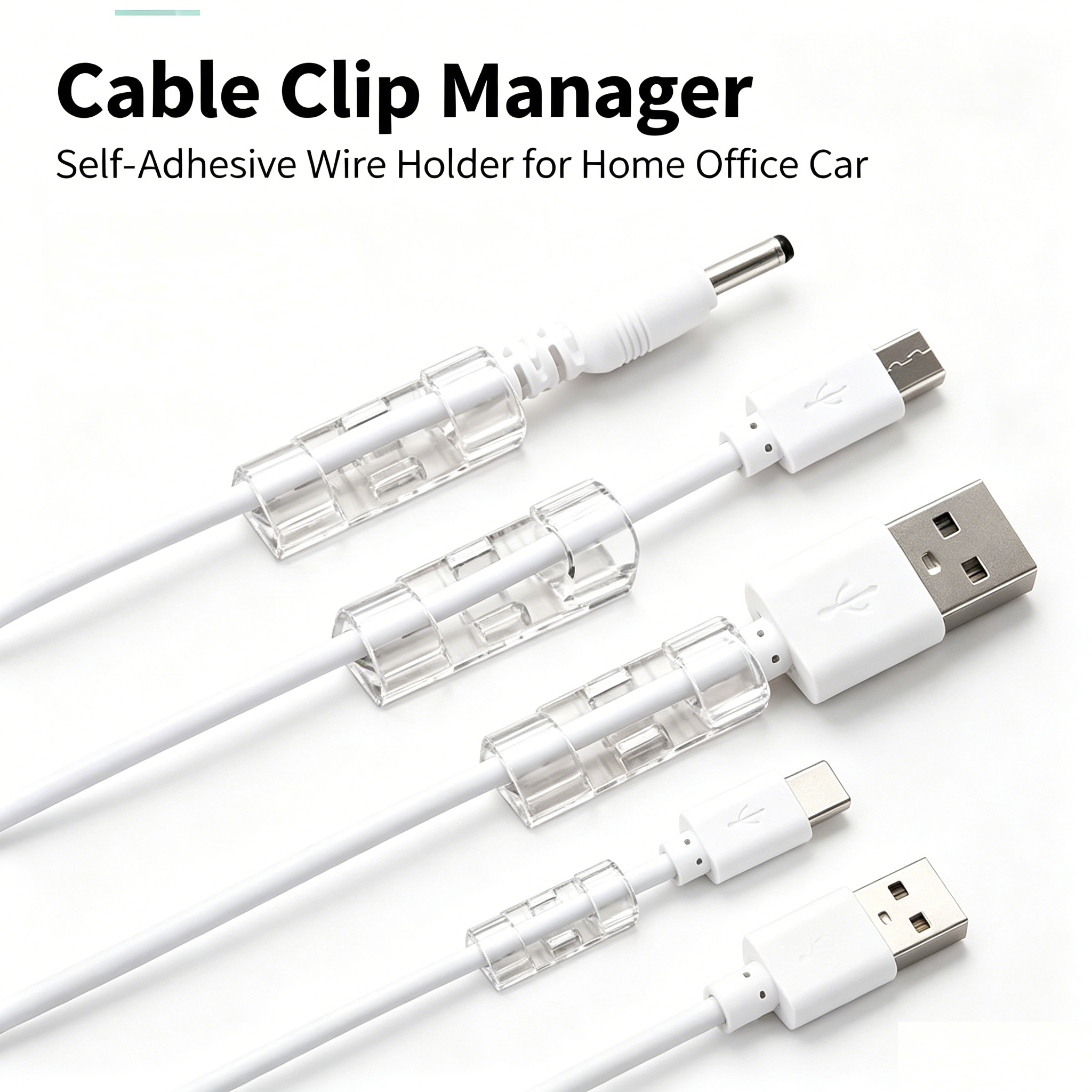 Cable Organizer Clips Cable Ma - Tippet Line のレビューと価格
