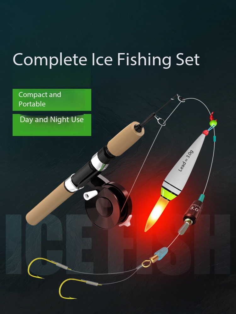 New Ice Fishing Rod Ultra Shor - Ice Fishing Line のレビューと価格