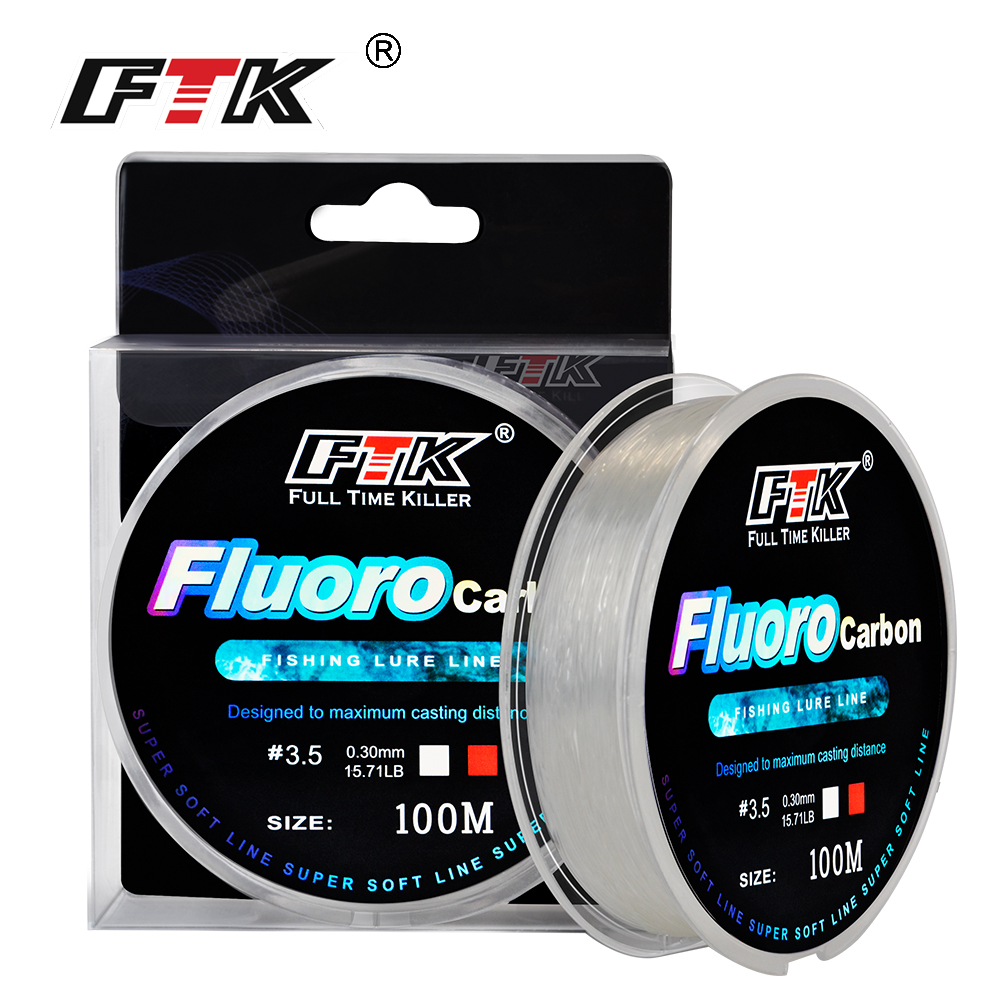FTK 100M Fluorocarbon Fishing  - Fluorocarbon Line のレビューと価格
