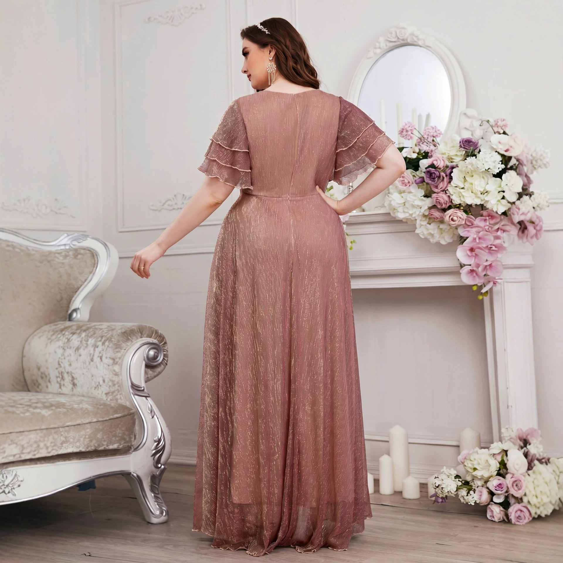 Luxury Curvy Blush Gold Glitte - Fly Line のレビューと価格