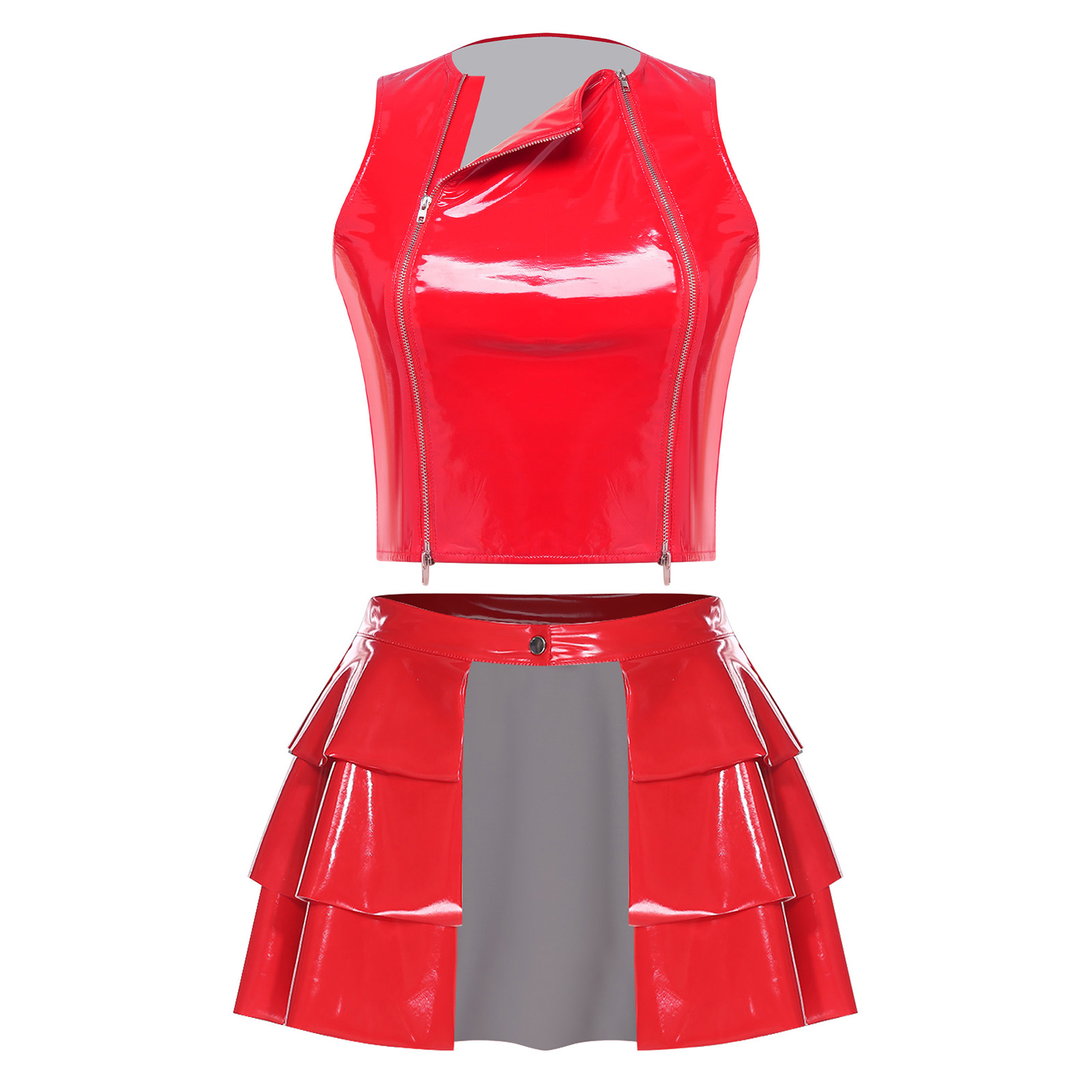 Women’s Wet Look PU Leather Cl - Fly Line のレビューと価格