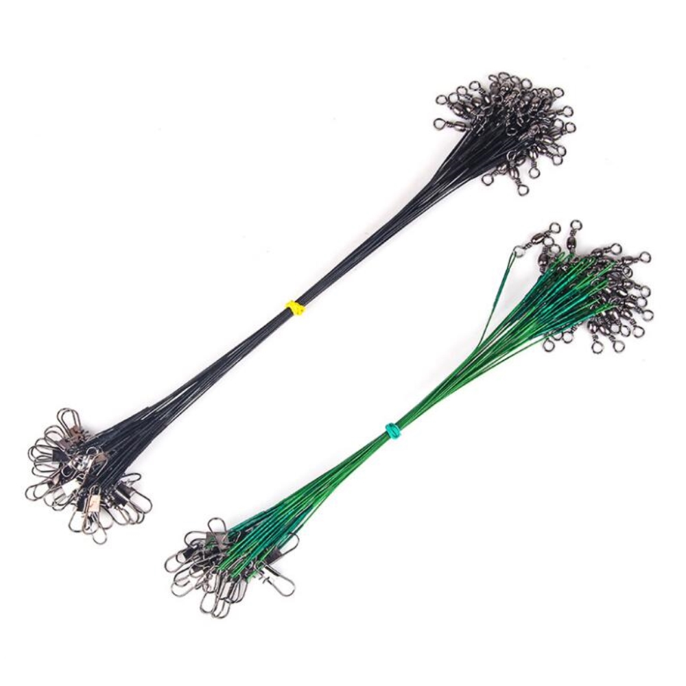 10pcs/lot Anti Bite Steel Fish - Leader Line のレビューと価格