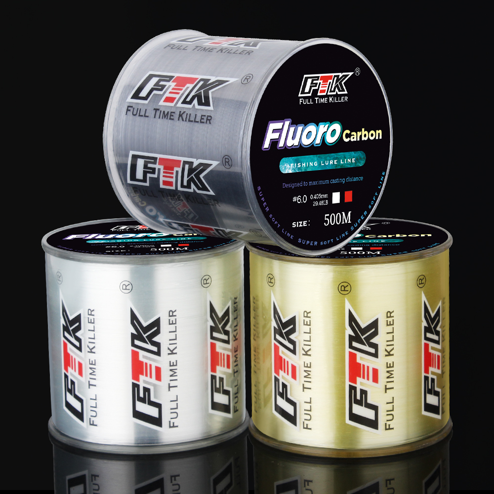FTK Fishing Line 300M / 500M C - Fluorocarbon Line のレビューと価格