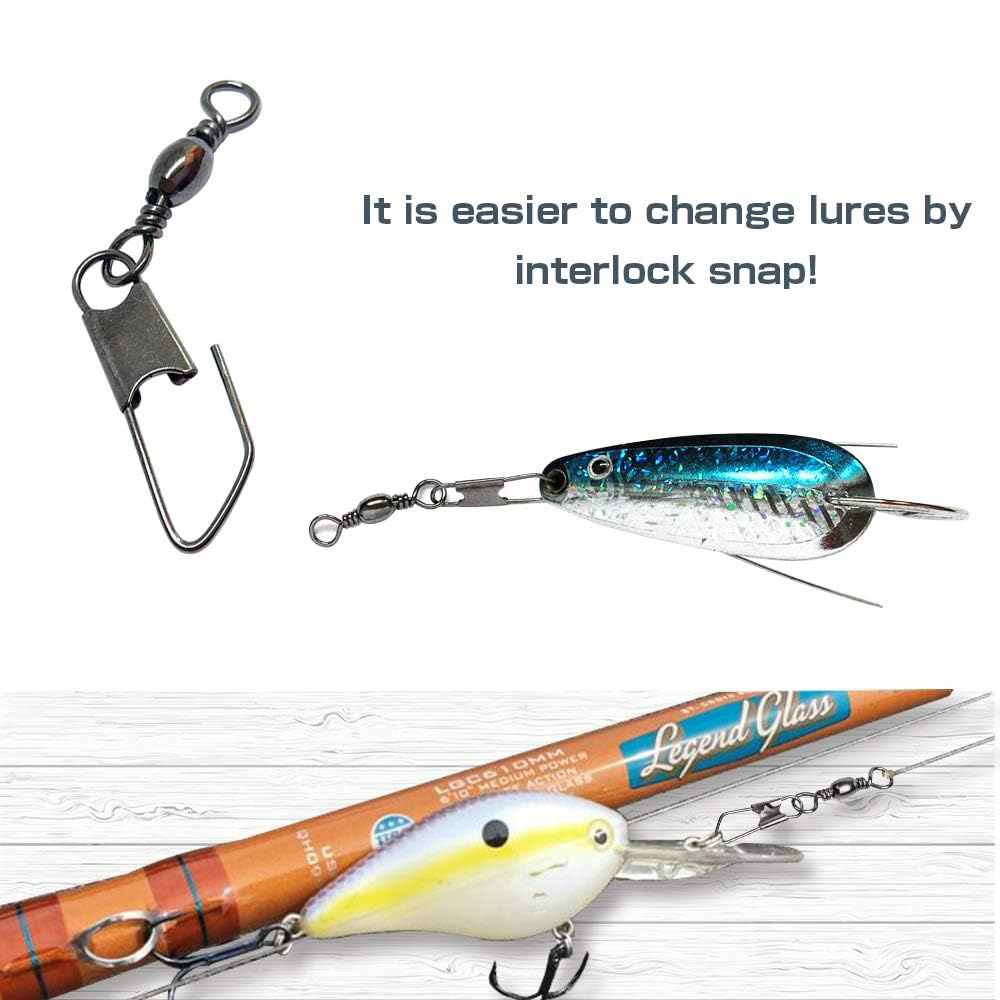 50Pcs Stainless Steel Snap Swi - Saltwater Line のレビューと価格