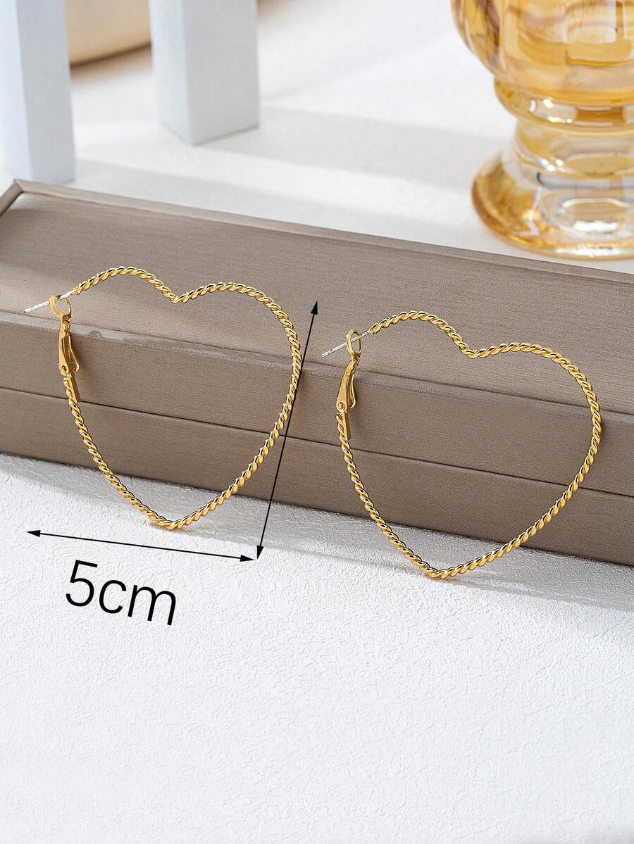 1 Pair Braided Line Heart Shap - Braided Line のレビューと価格