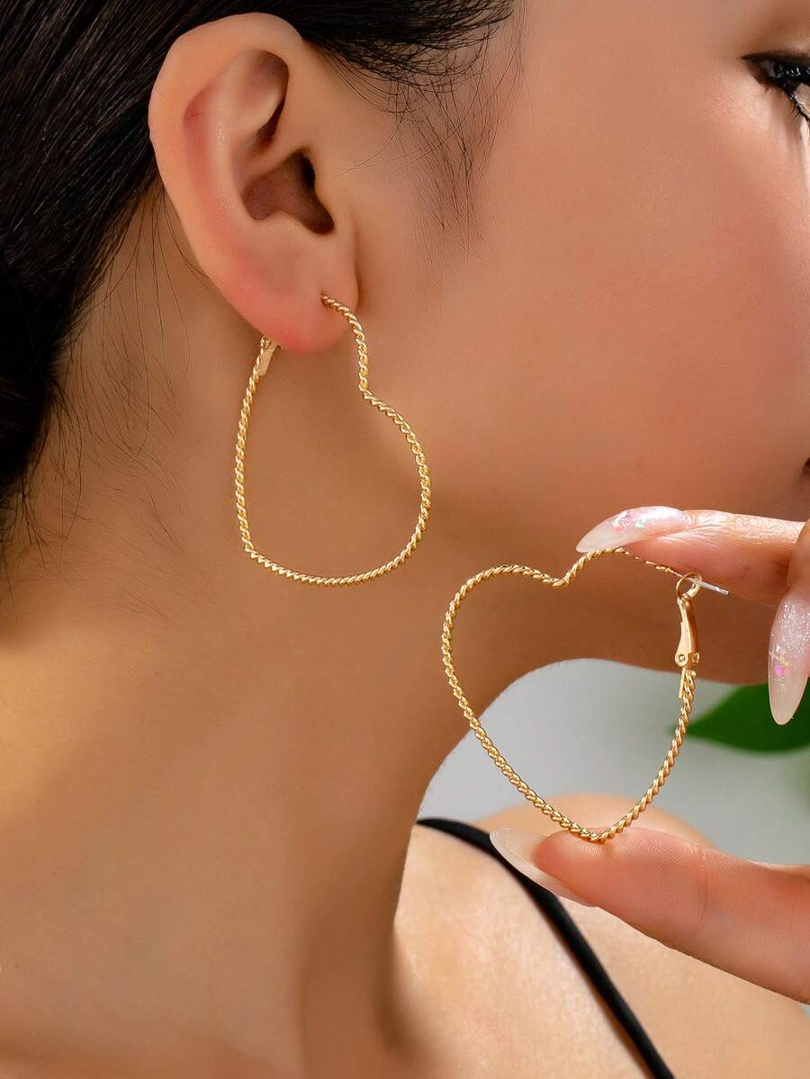 1 Pair Braided Line Heart Shap - Braided Line のレビューと価格