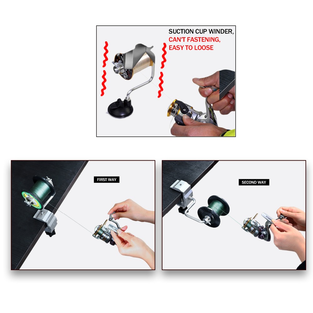 1pcs Portable Aluminum Fishing - Fishing Line Winder のレビューと価格