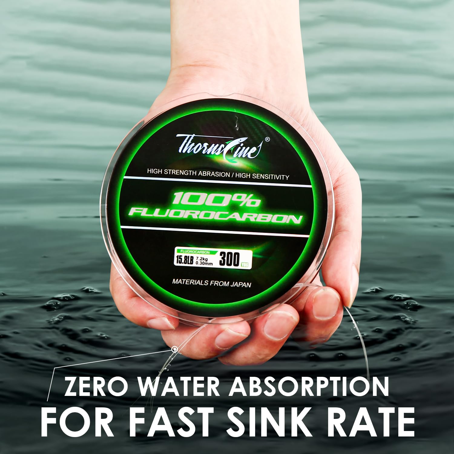 ThornsLine 100% Fluorocarbon F - Copolymer Line のレビューと価格