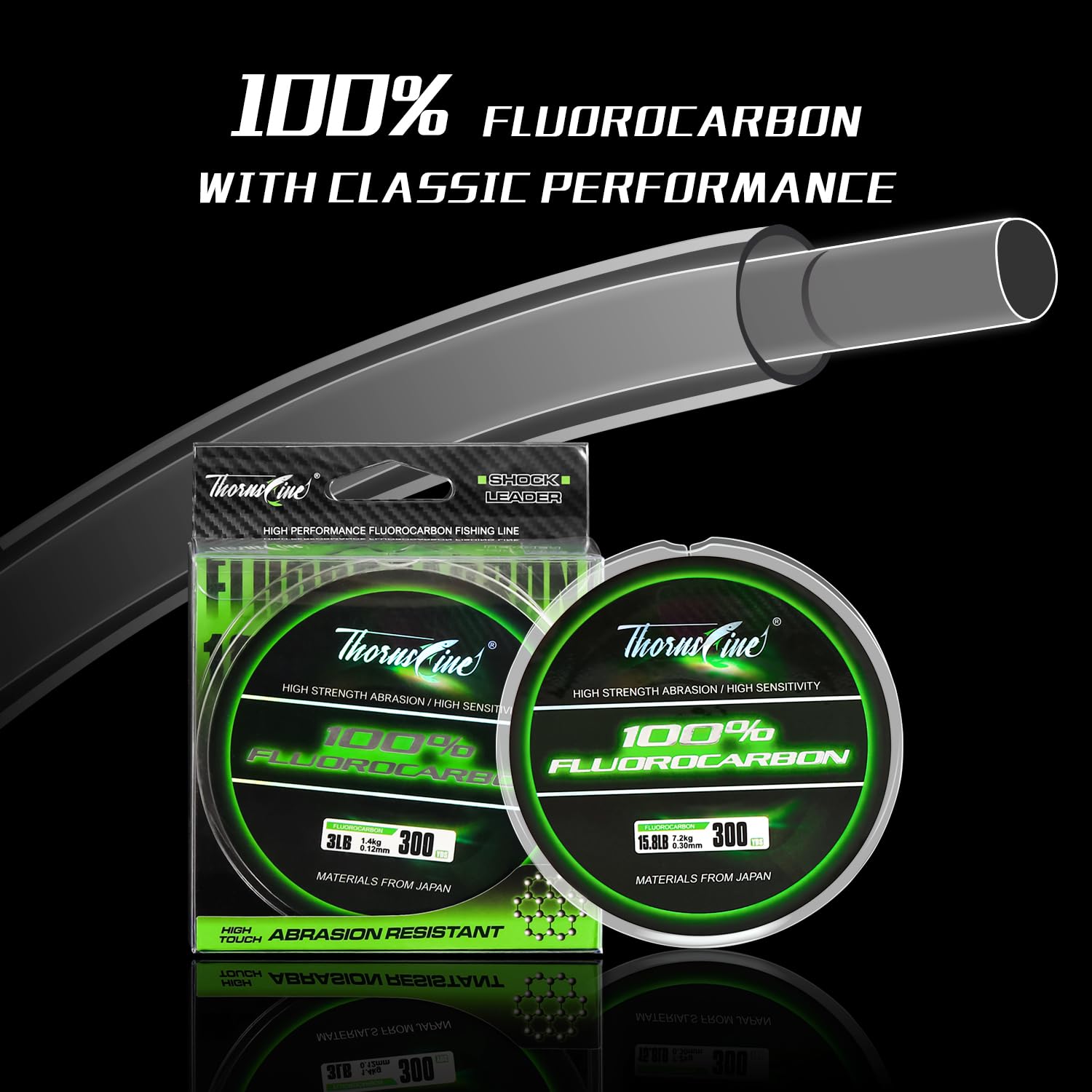 ThornsLine 100% Fluorocarbon F - Copolymer Line のレビューと価格