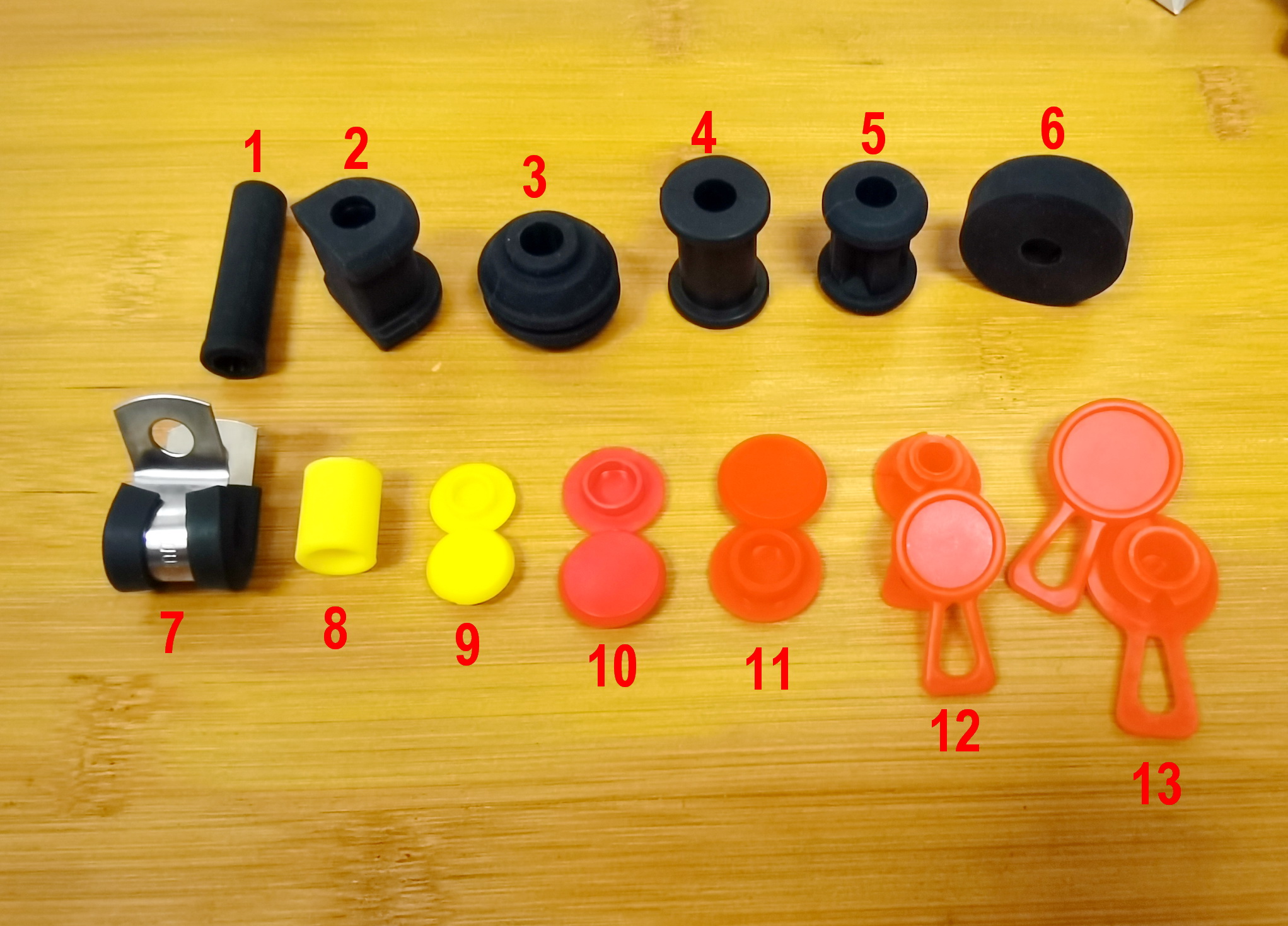 Rubber Silicone Plastic Gromme - Braided Line のレビューと価格