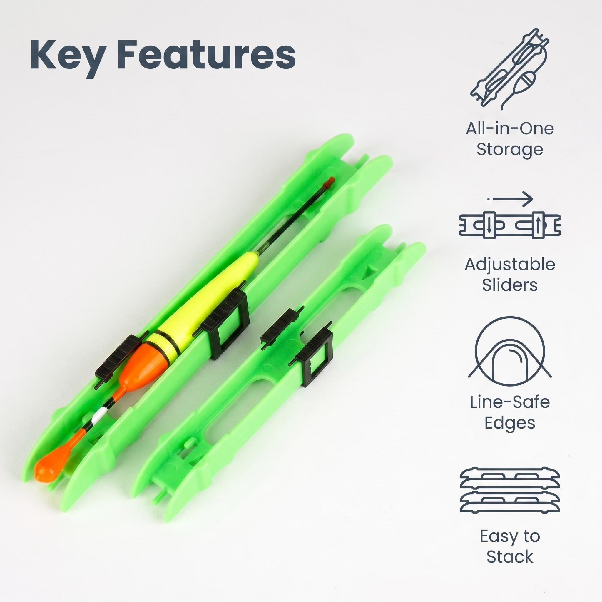HIRISI 10Pcs Double Slider Fis - Fishing Line Winder のレビューと価格