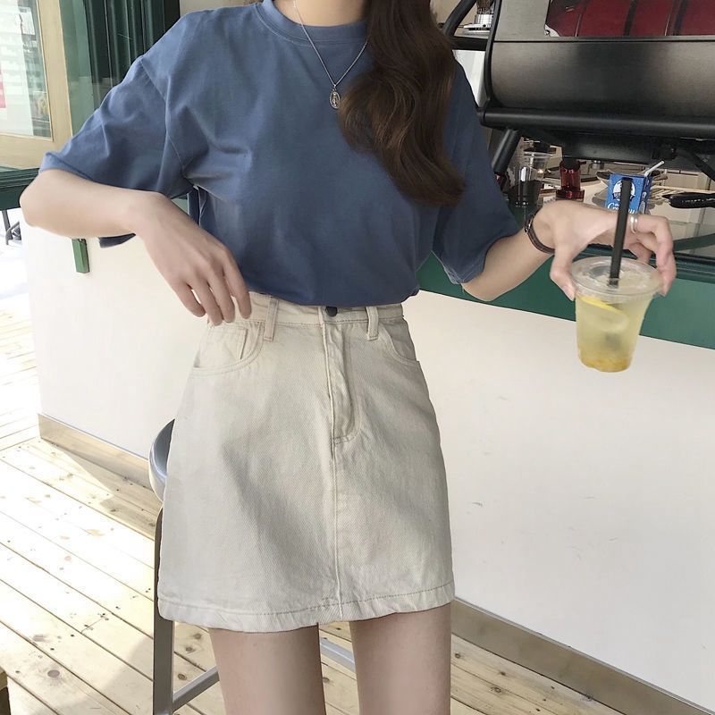 Basic Solid Color High Waist D - Fly Line のレビューと価格