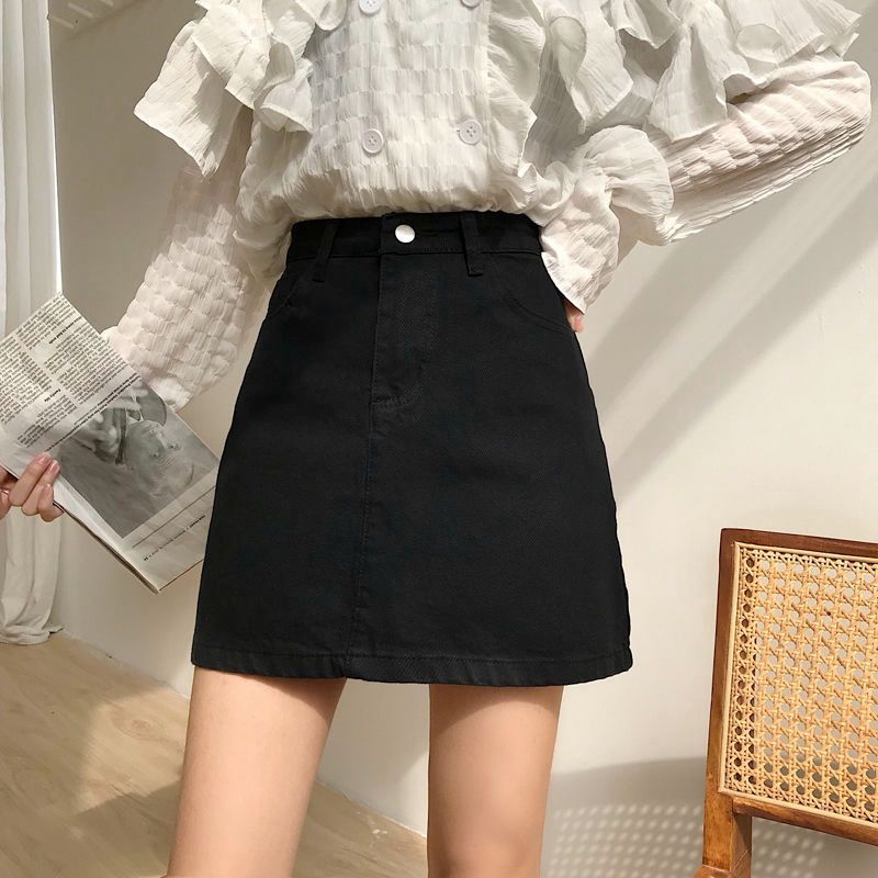 Basic Solid Color High Waist D - Fly Line のレビューと価格