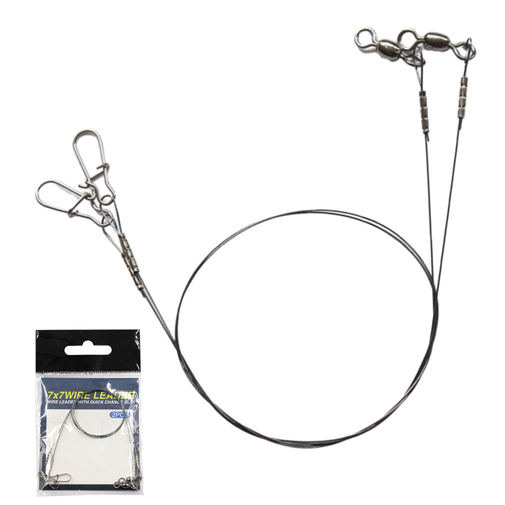 2pc Fishing Titanium Wire Lead - Leader Line のレビューと価格