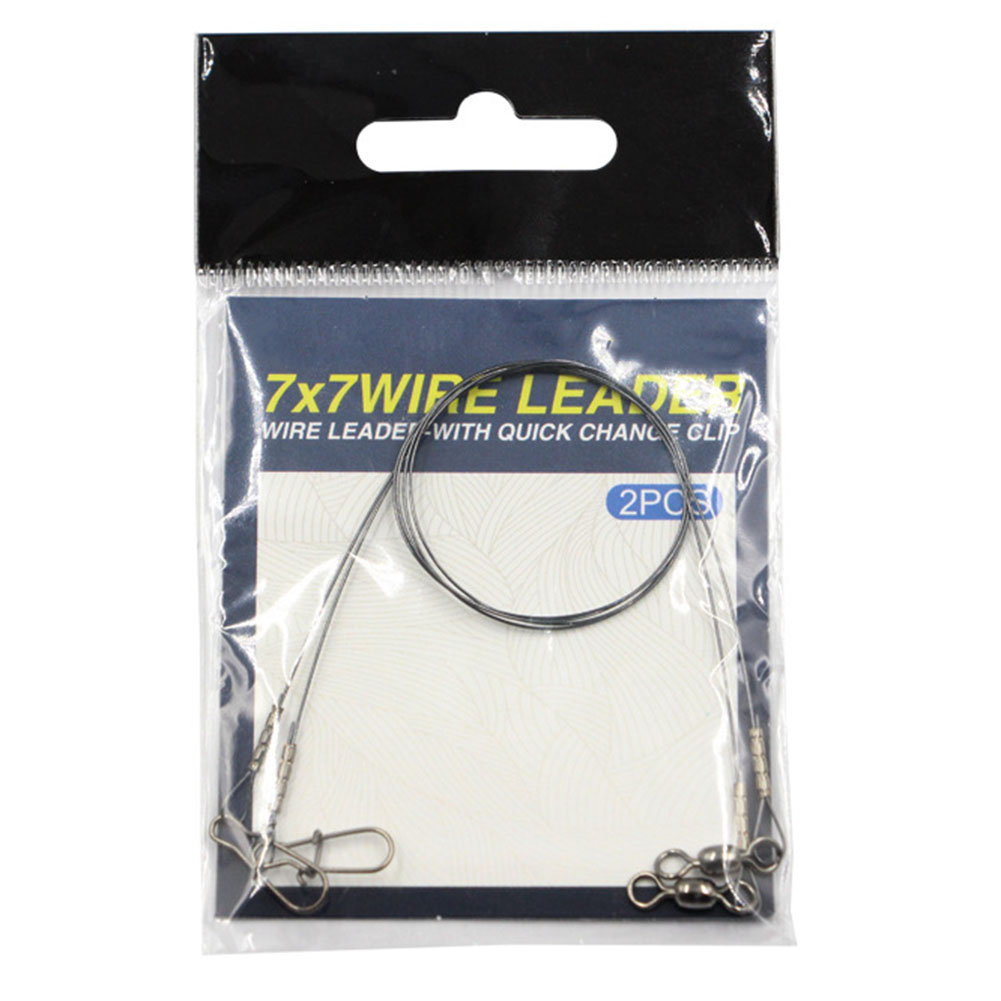 2pc Fishing Titanium Wire Lead - Leader Line のレビューと価格