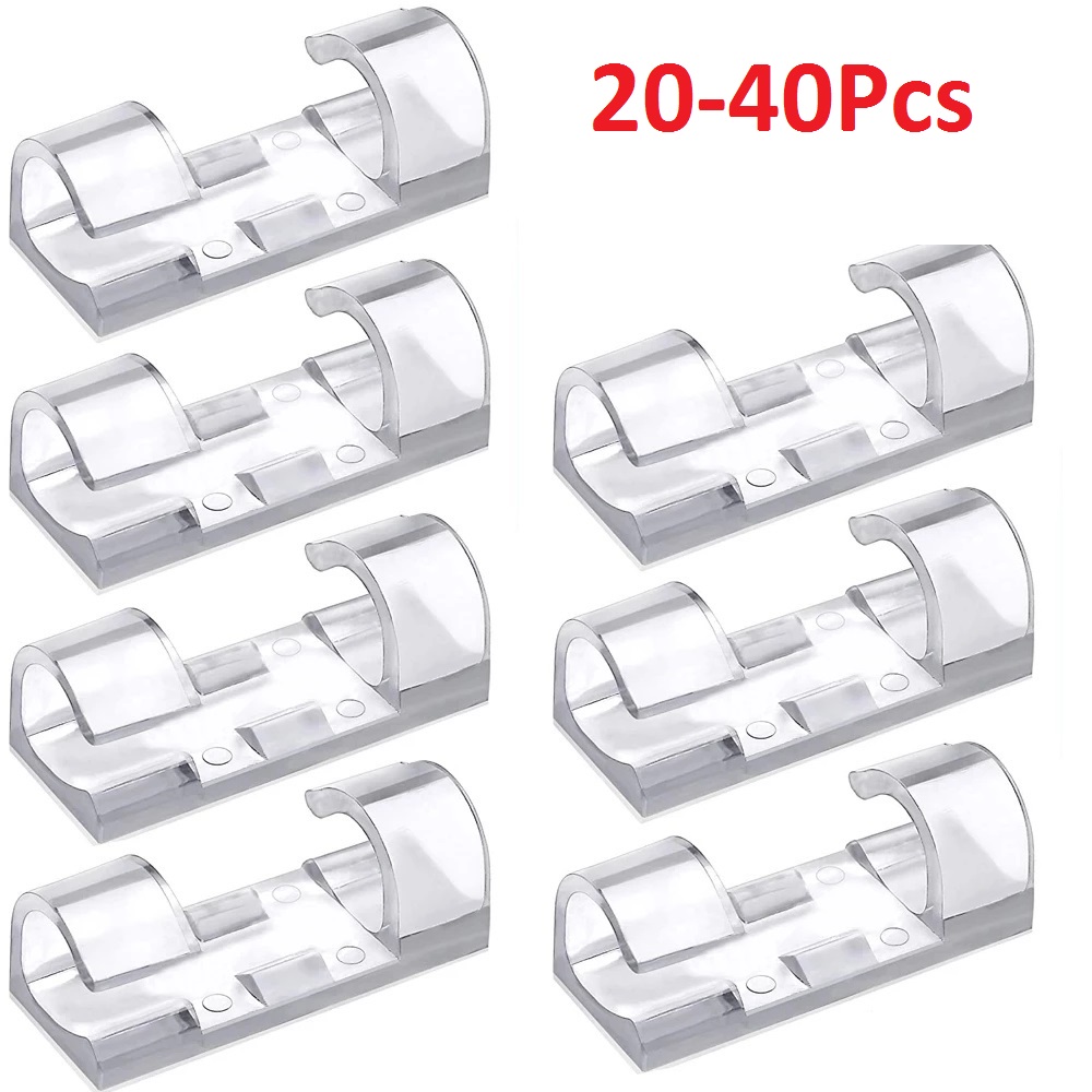 40PCS Cable Organizer Clips Ca - Tippet Line のレビューと価格