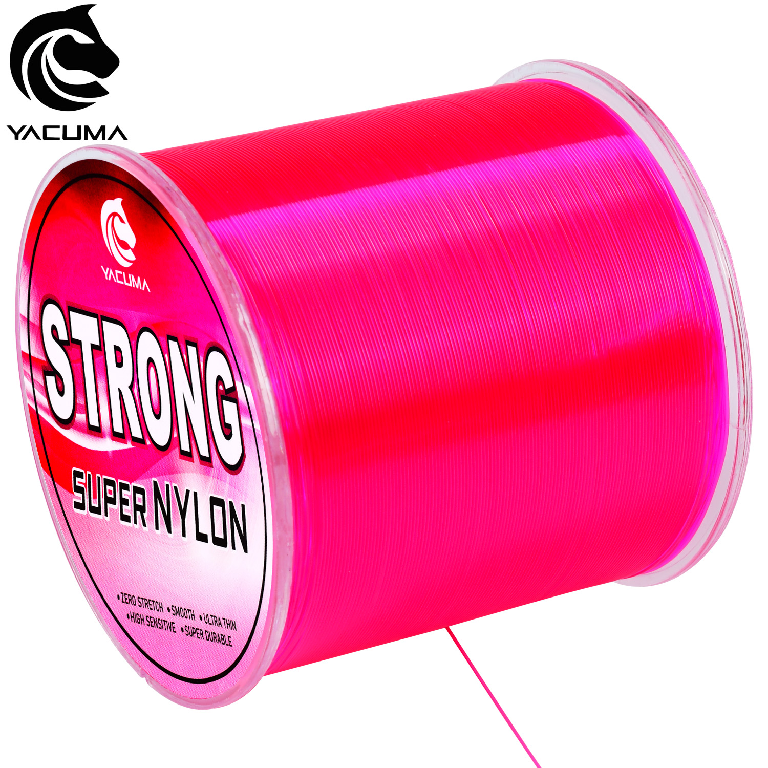 YACUMA 500M-546YDS Strong Pink - Fluorocarbon Line のレビューと価格