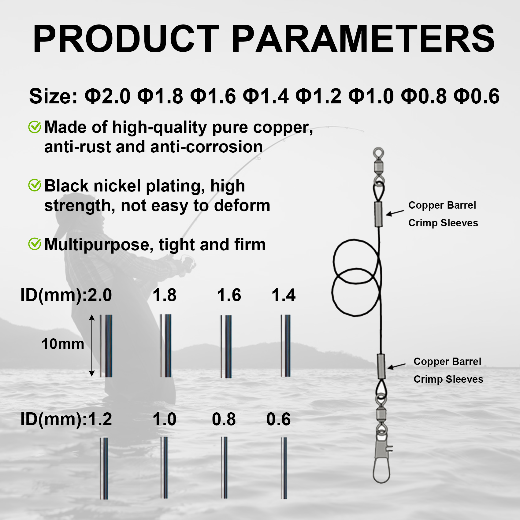 Aventik 100-240pcs Fishing Bar - Leader Line のレビューと価格