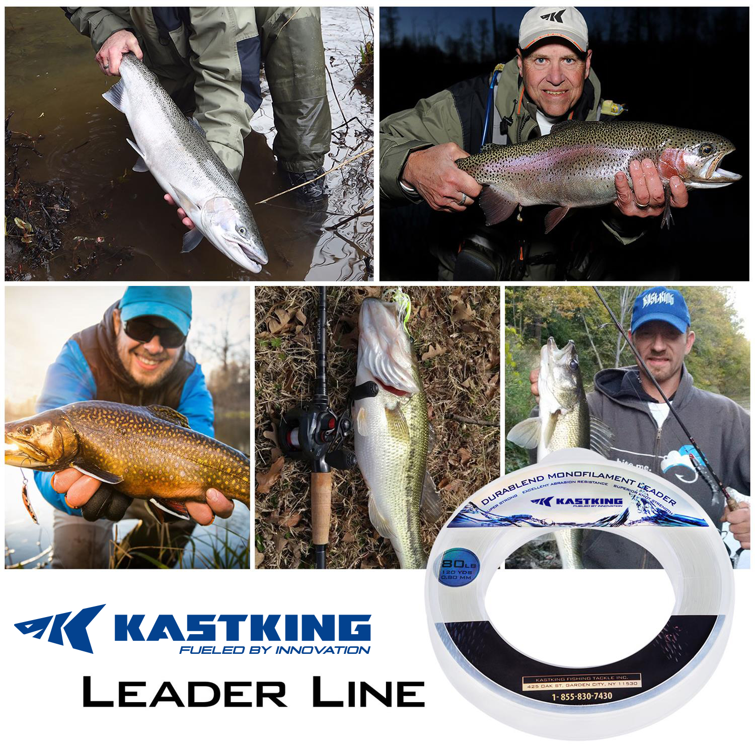 KastKing 20-200LB 110M 0.40-1. - Ice Fishing Line のレビューと価格