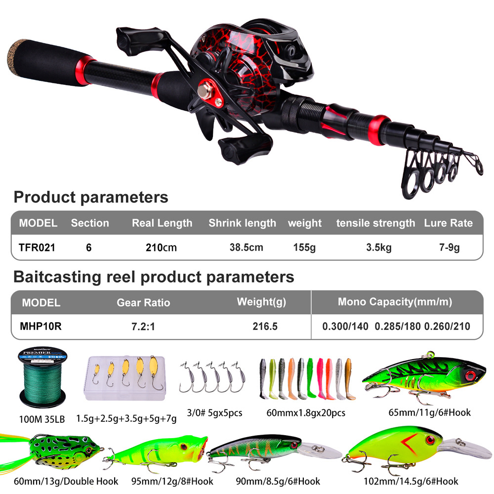 Carbon Fiber Long Casting Bait - Freshwater Line のレビューと価格