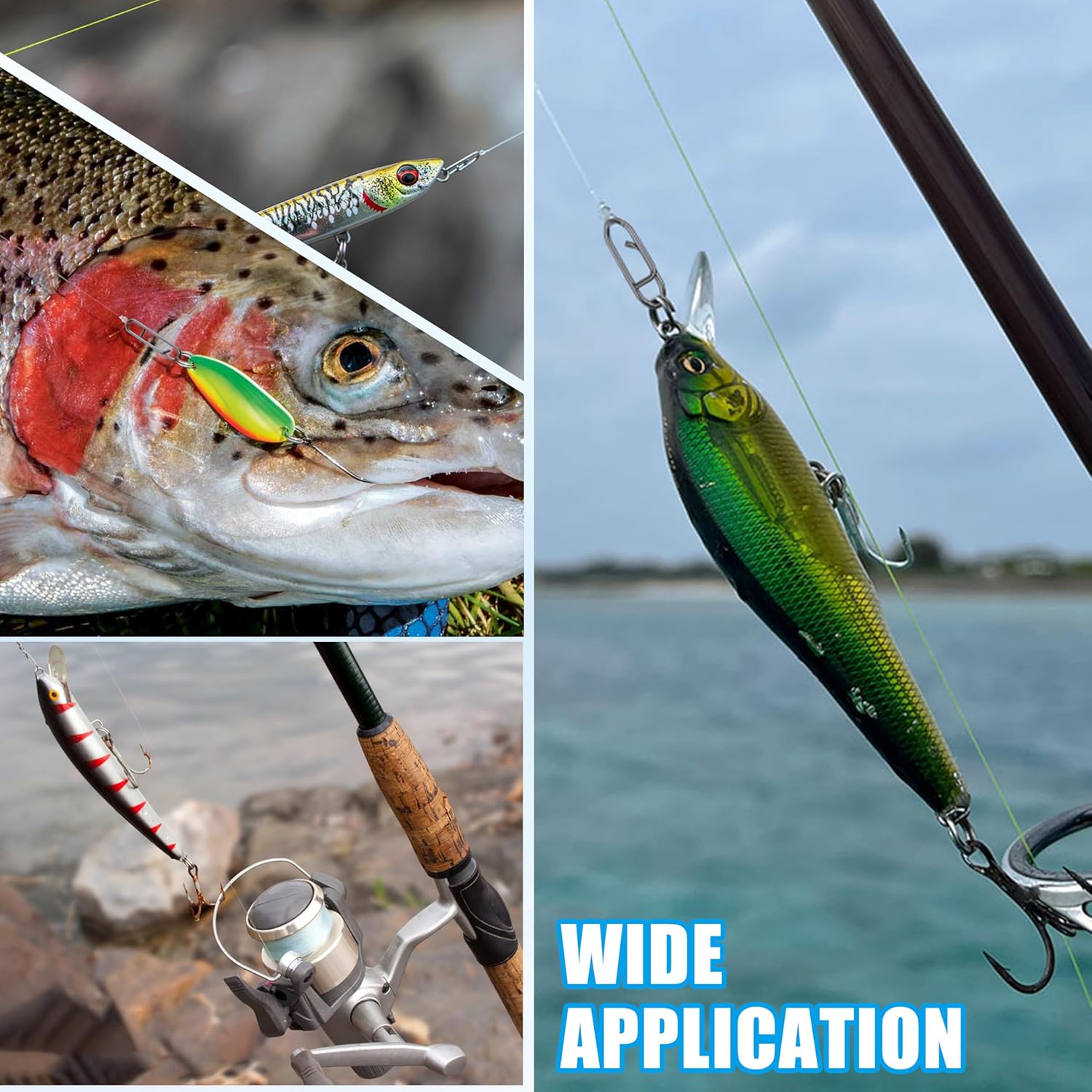 9KM Fishing Snap Kit 110pcs Po - Saltwater Line のレビューと価格