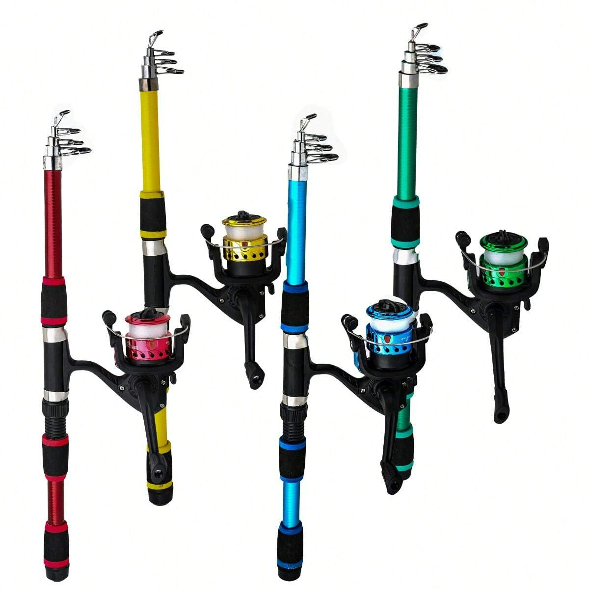 Fishing Pole Set Full Kits Wit - Fishing Line Spooler のレビューと価格
