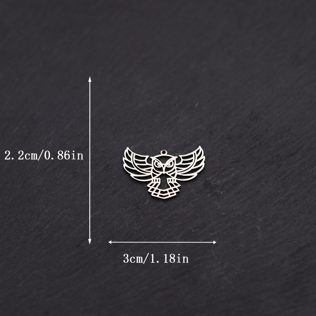 3pcs Owl Stainless Steel Charm - Fly Line のレビューと価格