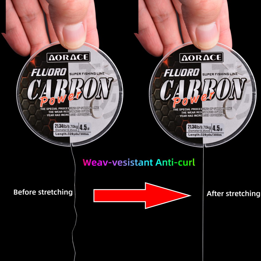Aorace 300M Fluorocarbon Fishi - Ice Fishing Line のレビューと価格