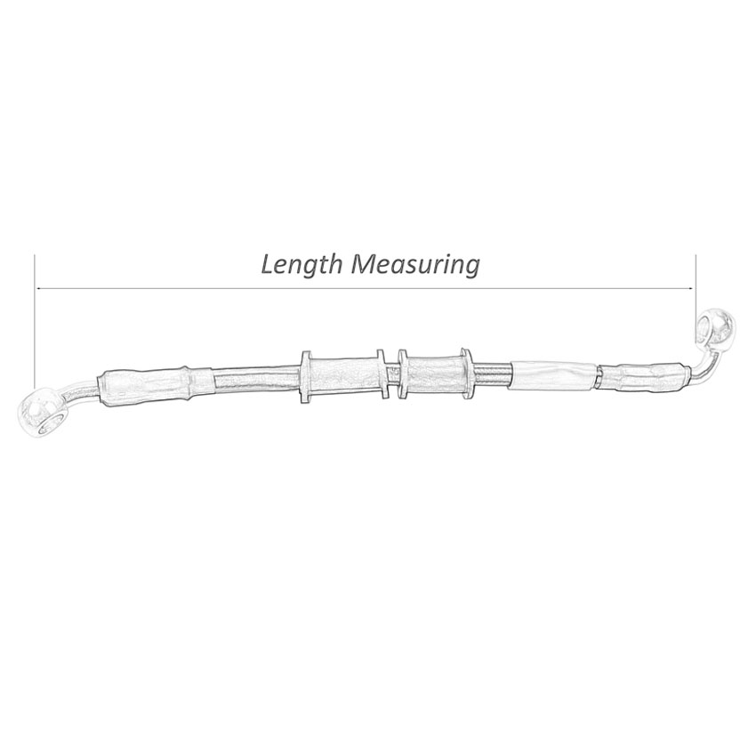 400mm-2400mm Brake Hose Hydrau - Braided Line のレビューと価格