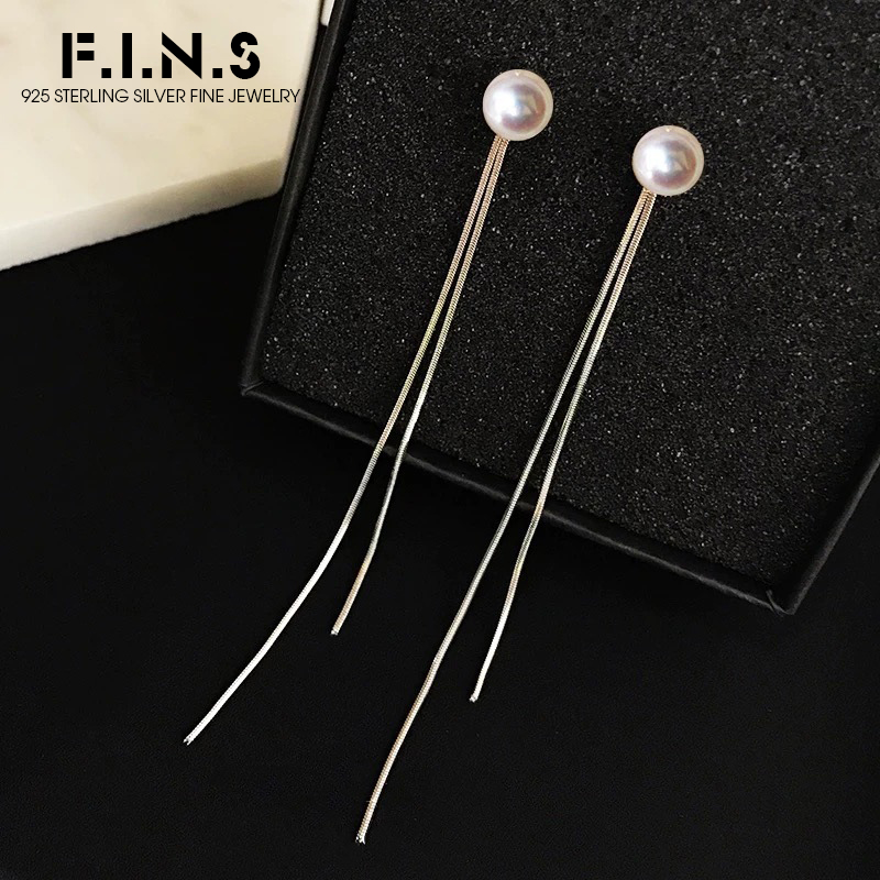 F.I.N.S 925 Silver Earrings Fo - Freshwater Line のレビューと価格
