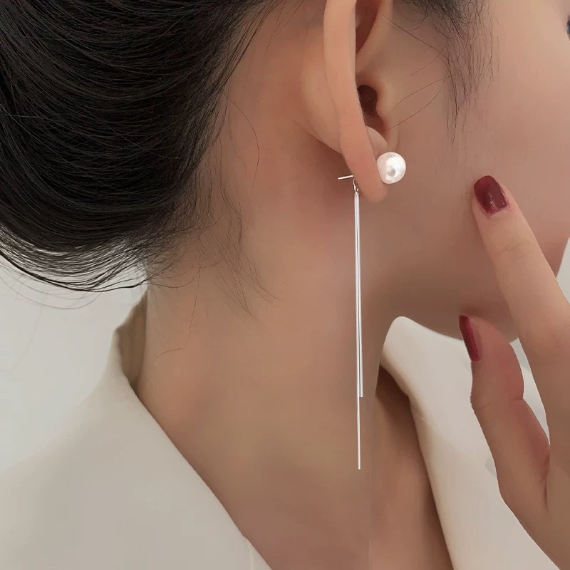 F.I.N.S 925 Silver Earrings Fo - Freshwater Line のレビューと価格