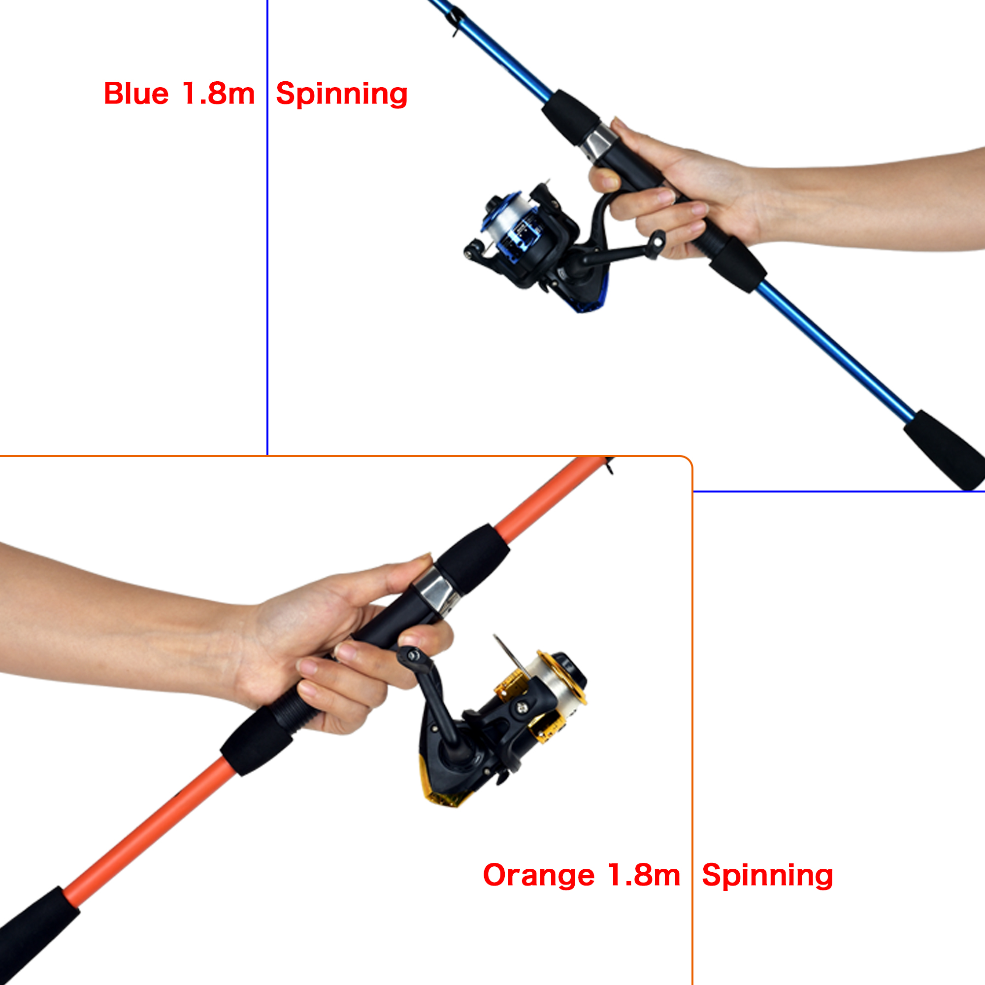 BIUTIFU Spinning Fishing Rod S - Freshwater Line のレビューと価格