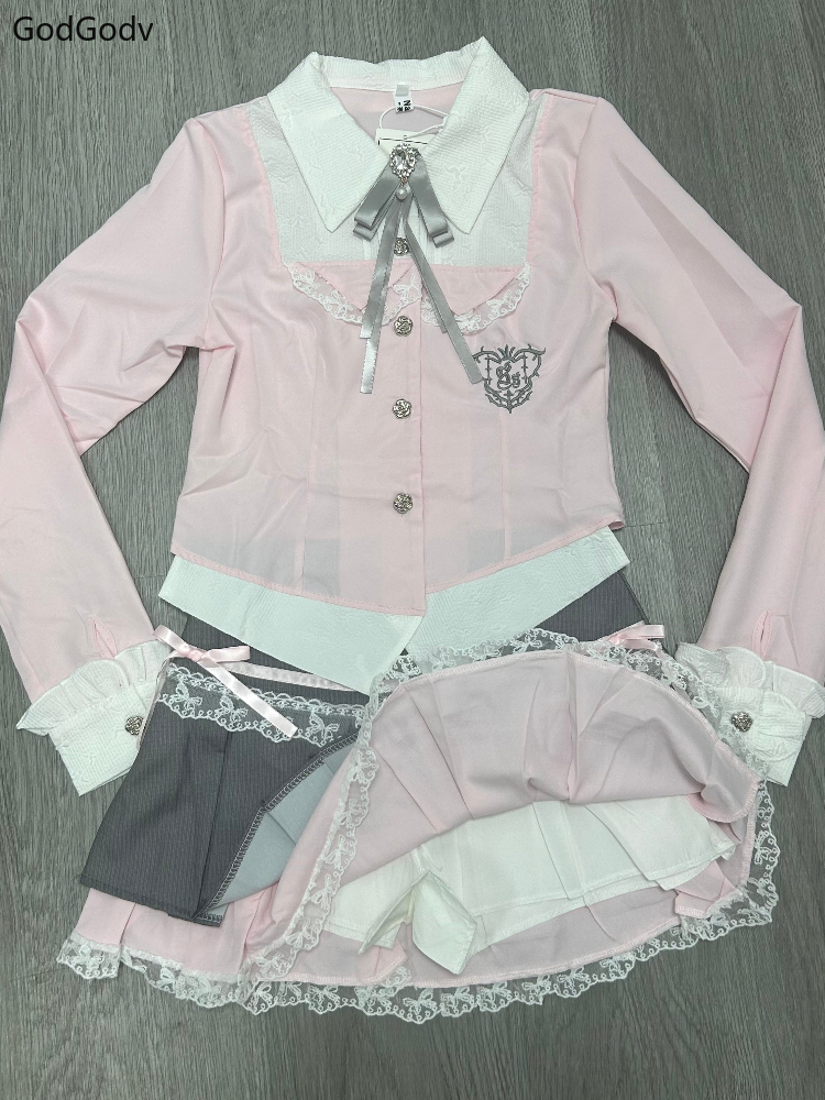 Spring Y2K Princess Outfits Wo - Fly Line のレビューと価格
