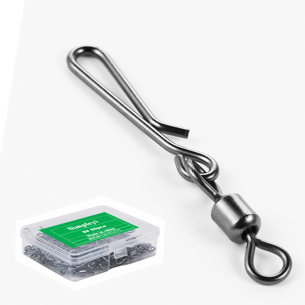 50pcs Box Rolling Swivel With  - Fishing Line Box のレビューと価格
